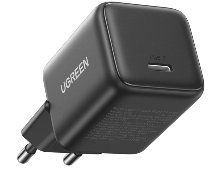 Zdjęcie produktu: Ładowarka sieciowa Ugreen X512 20W GaN 1x USB-C - szara Zdjęcie produktu: Ładowarka sieciowa Ugreen X512 20W GaN 1x USB-C - szara