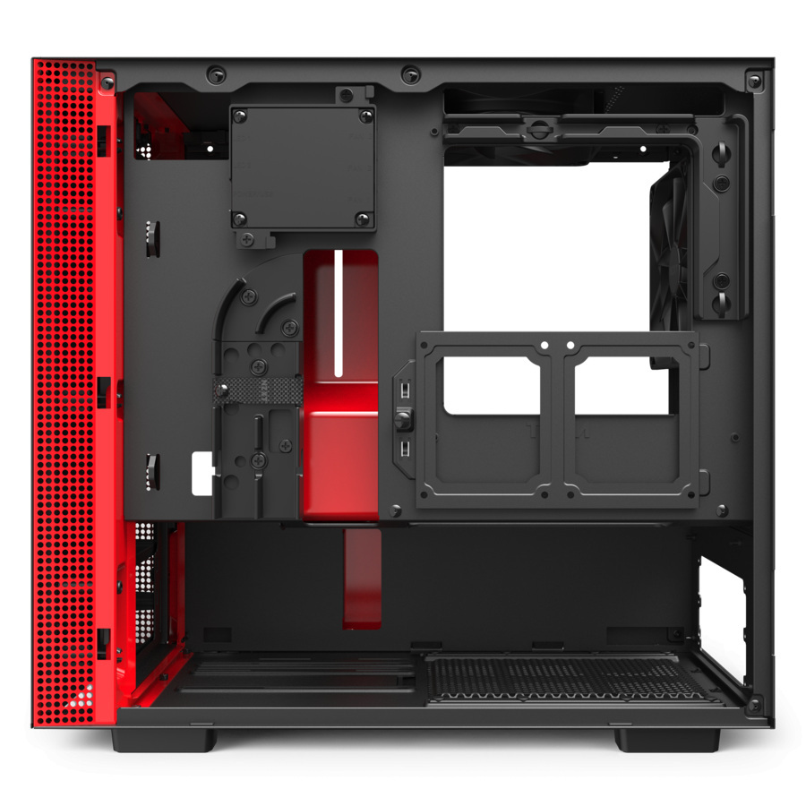 Obudowa do komputera NZXT H210i ITX czarno-czerwona z oknem egzemplarz ze zwrotu Obudowa do komputera NZXT H210i ITX czarno-czerwona z oknem egzemplarz ze zwrotu