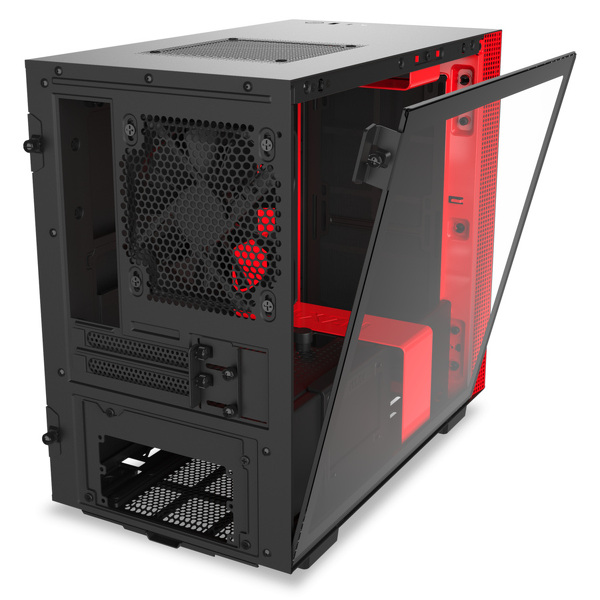 Zdjęcie produktu: Obudowa do komputera NZXT H210i ITX czarno-czerwona z oknem egzemplarz ze zwrotu Zdjęcie produktu: Obudowa do komputera NZXT H210i ITX czarno-czerwona z oknem egzemplarz ze zwrotu
