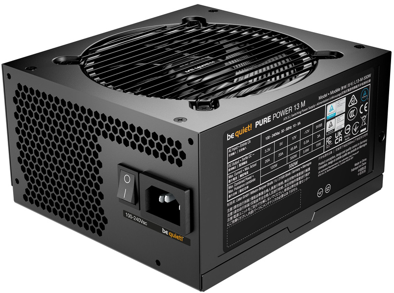 Zdjęcie produktu: Zasilacz be quiet! Pure Power 13 M 550W Gold ATX 3.1 (BP024EU)