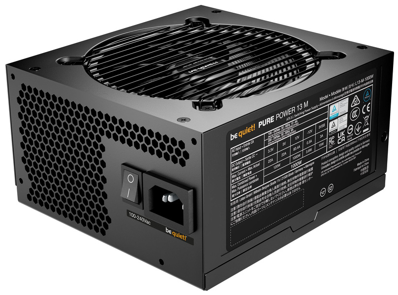 Zdjęcie produktu: Zasilacz be quiet! Pure Power 13 M 1000W Gold ATX 3.1 (BP028EU)