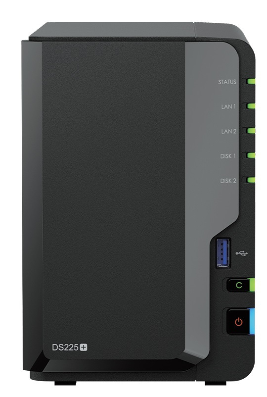 Synology DS225+ 2-bay Intel Celeron J4125 2GB 1x2.GbE