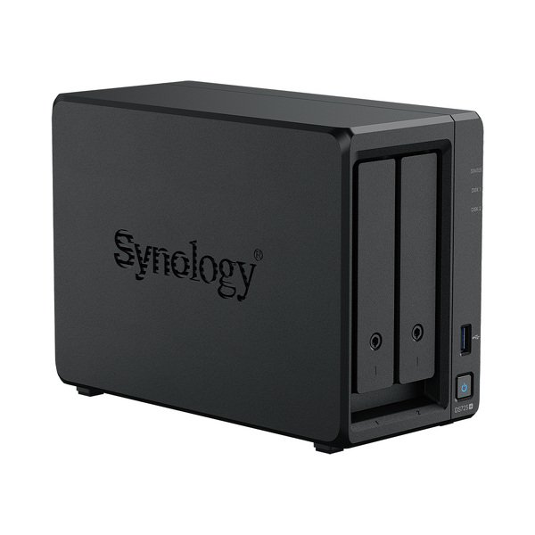 Zdjęcie produktu: Synology DS725+ 2-bay, AMD Ryzen R1600 4GB 2x M.2 2.5 GbE