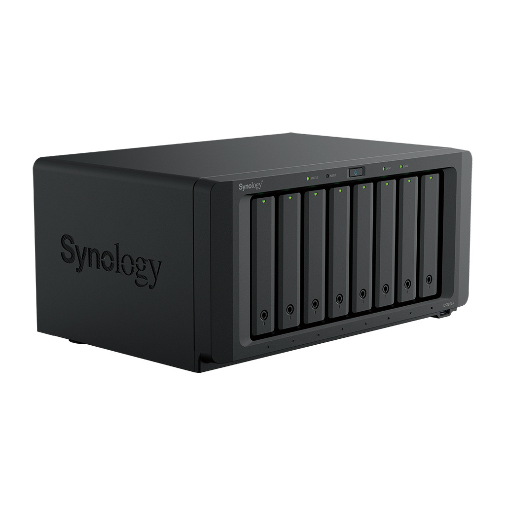 Synology DS1825+ 8-bay AMD Ryzen V1500B 8GB 2x M.2 2.5GbE