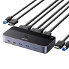 Przełącznik KVM Ugreen CM664 HDMI switch 2w1 - czarny