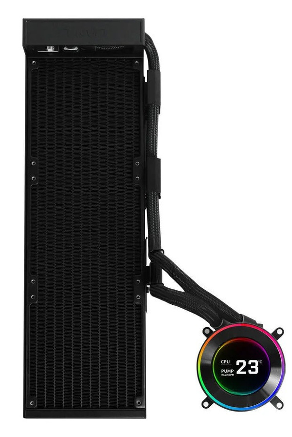 Zdjęcie produktu: Chłodzenie wodne Lian Li HydroShift II LCD-C 360N ARGB Black 360mm Zdjęcie produktu: Chłodzenie wodne Lian Li HydroShift II LCD-C 360N ARGB Black 360mm