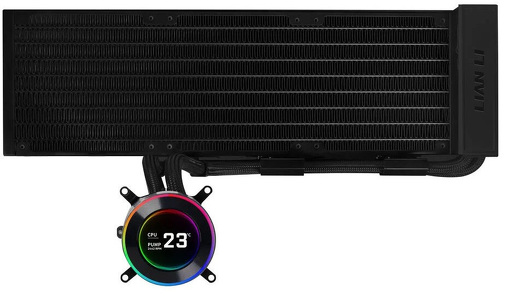 Miniatura produktu: Chłodzenie wodne Lian Li HydroShift II LCD-C 360N ARGB Black 360mm