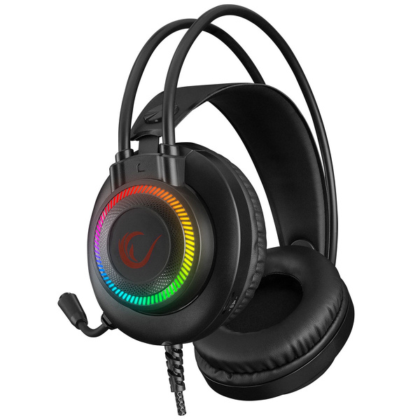 Zdjęcie produktu: Słuchawki Rampage gamingowe z mikrofonem X-JAMMER 7.1 czarne Zdjęcie produktu: Słuchawki Rampage gamingowe z mikrofonem X-JAMMER 7.1 czarne