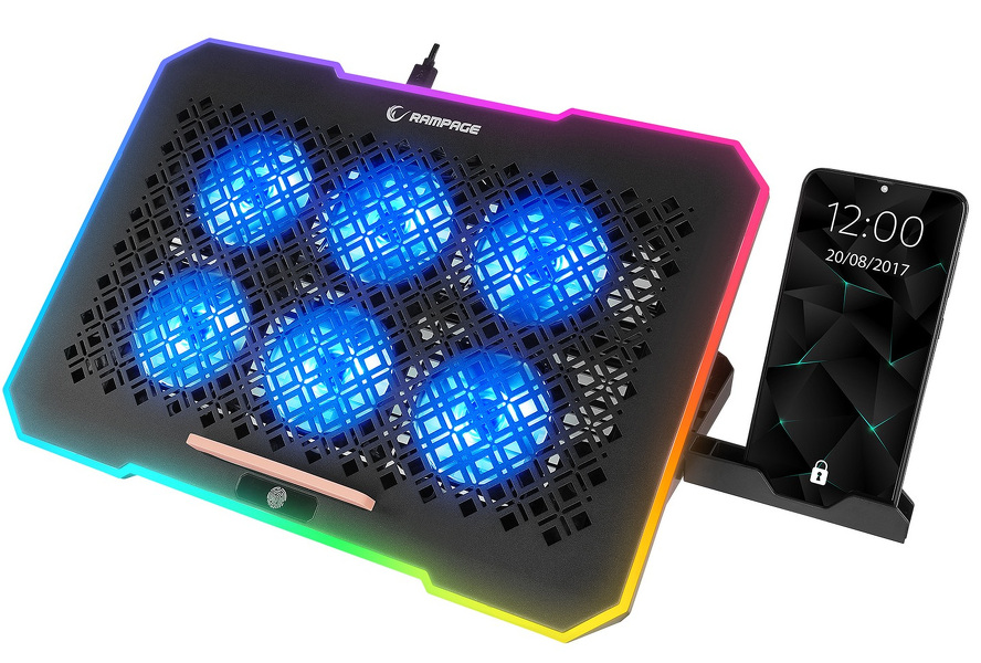 Zdjęcie produktu: Podstawka chłodząca pod laptopa Rampage FREEZ 9-17