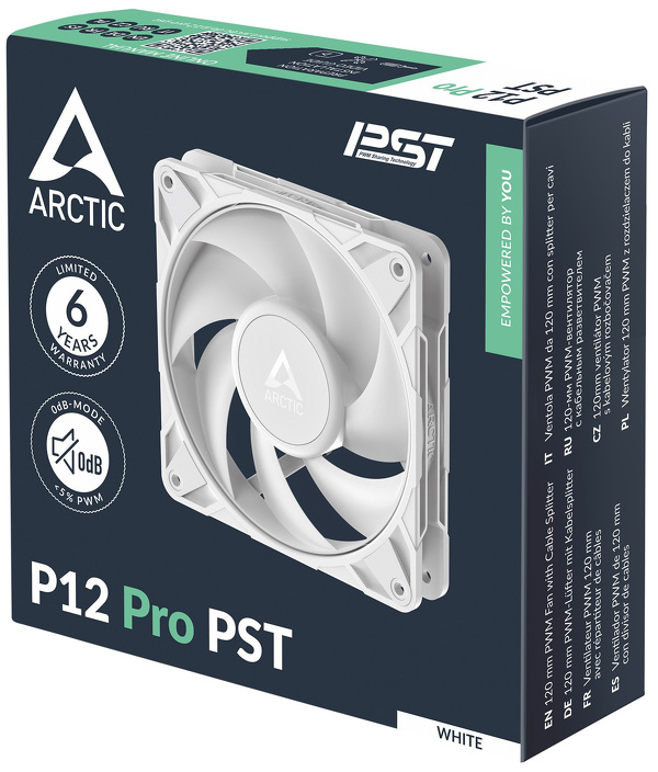 Zdjęcie produktu: Wentylator Arctic P12 Pro PWM PST White 120mm (ACFAN00308A)
