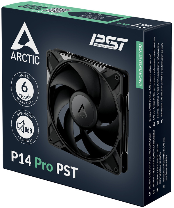 Zdjęcie produktu: Wentylator Arctic P14 Pro PWM PST Black 140mm (ACFAN00314A) Zdjęcie produktu: Wentylator Arctic P14 Pro PWM PST Black 140mm (ACFAN00314A)