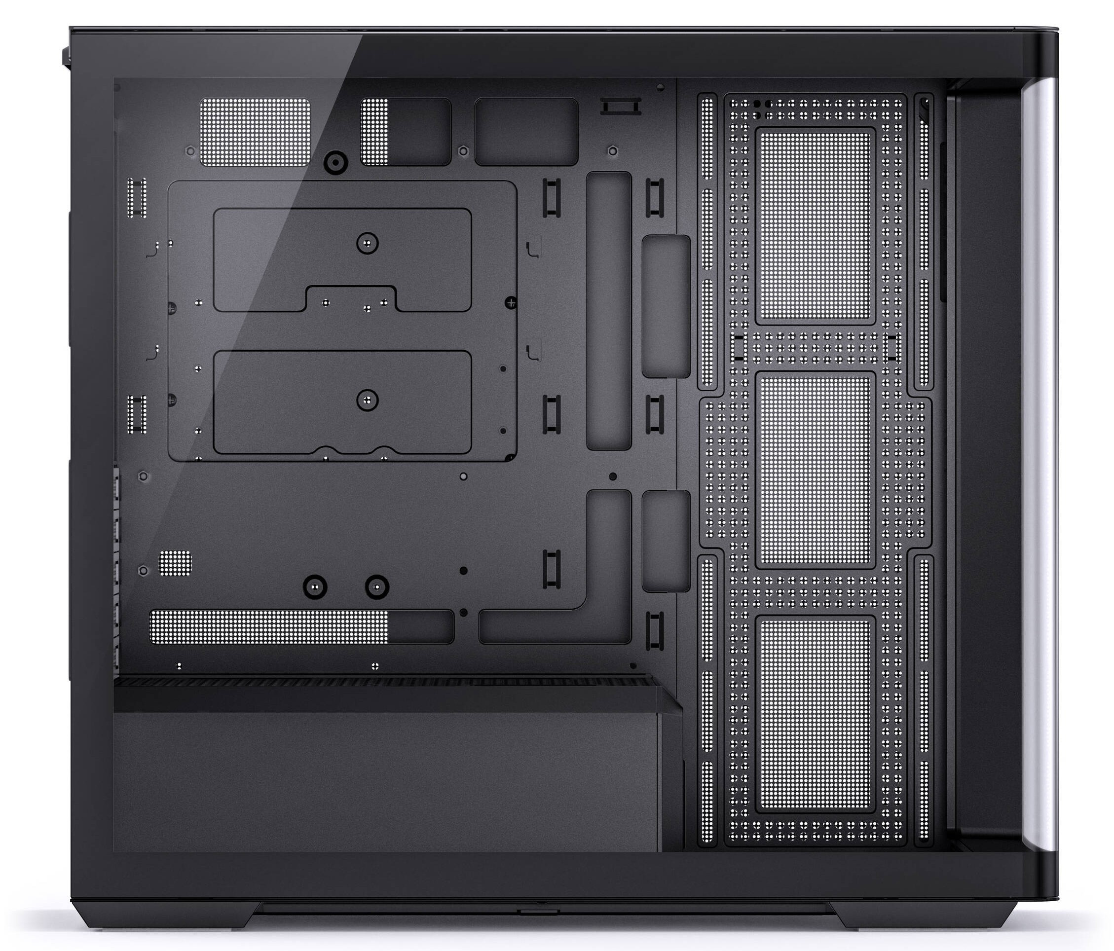 Obudowa do komputera Jonsbo D300 Black, zakrzywione hartowane szkło