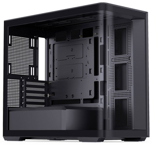 Miniatura produktu: Obudowa do komputera Jonsbo D300 Black, zakrzywione hartowane szkło