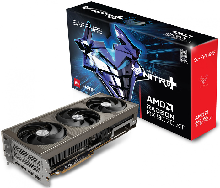 Zdjęcie produktu: Sapphire Radeon RX 9070 XT NITRO+ 16GB PCI-E GDDR6 (11348-01-20G) Zdjęcie produktu: Sapphire Radeon RX 9070 XT NITRO+ 16GB PCI-E GDDR6 (11348-01-20G)