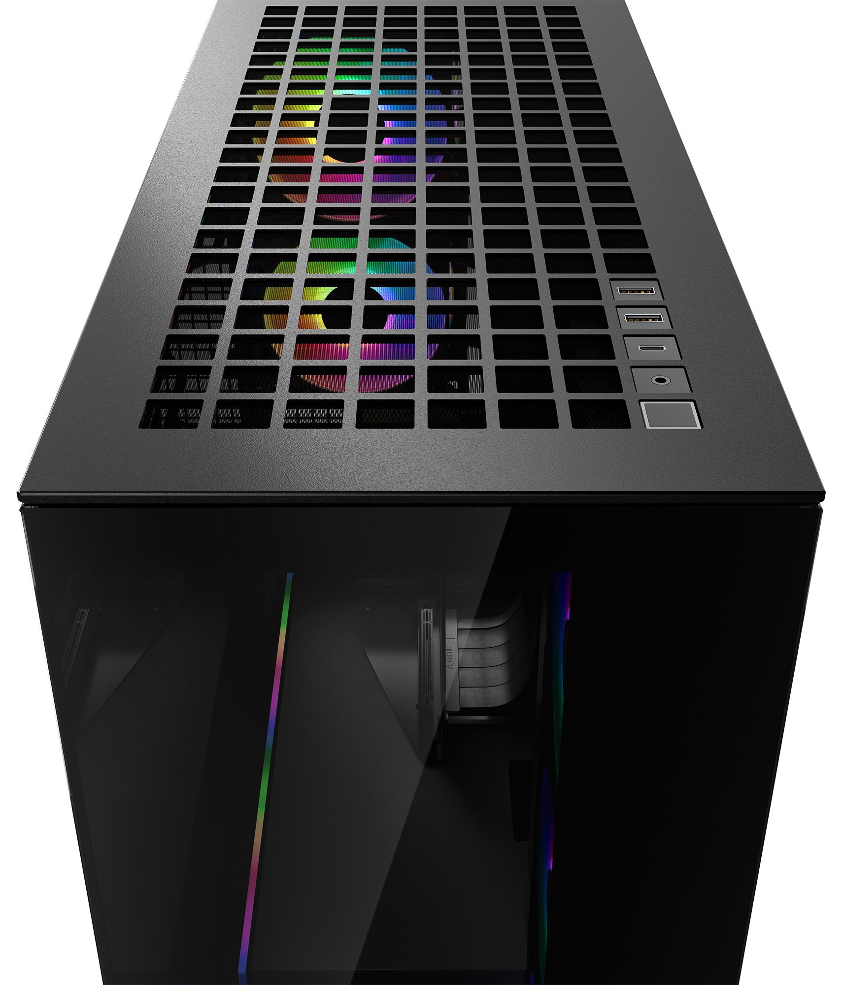 Obudowa Arctic Xtender Black VG Dark TG Window pionowe mocowanie GPU (ACPCC00016A)