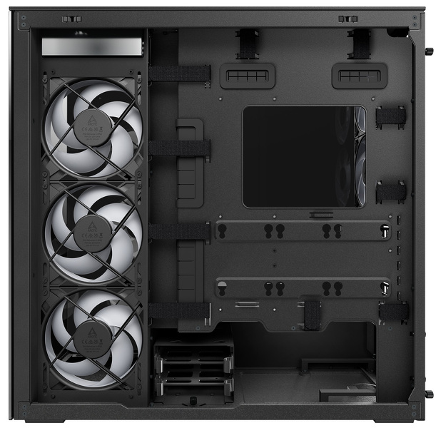 Zdjęcie produktu: Obudowa Arctic Xtender Black VG Dark TG Window pionowe mocowanie GPU (ACPCC00016A)
