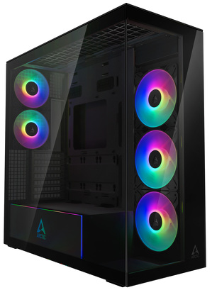 Miniatura produktu: Obudowa Arctic Xtender Black VG Mirror TG Window pionowe mocowanie GPU (ACPCC00019A)