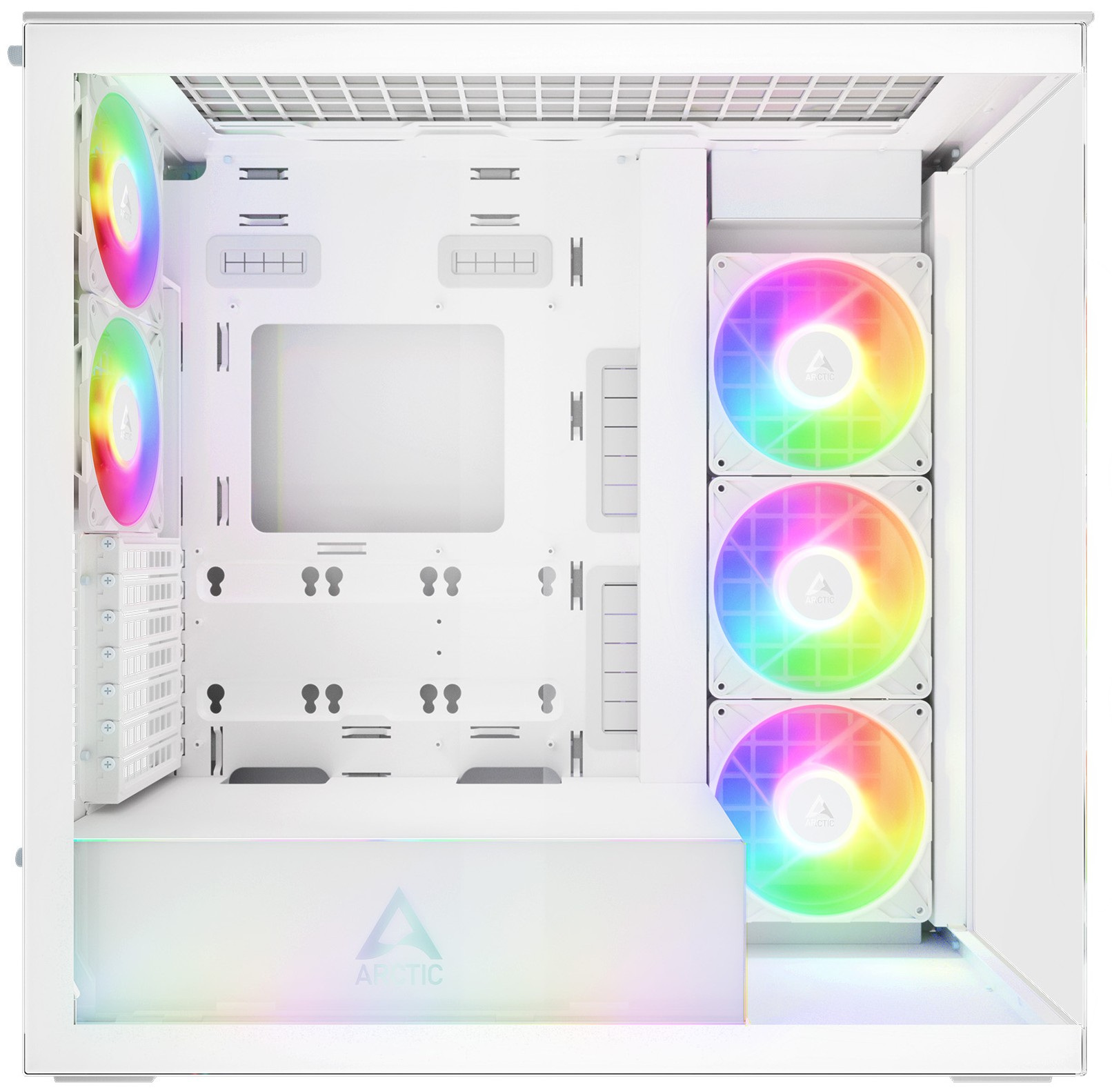 Obudowa Arctic Xtender White VG Light TG Window pionowe mocowanie GPU (ACPCC00017A)