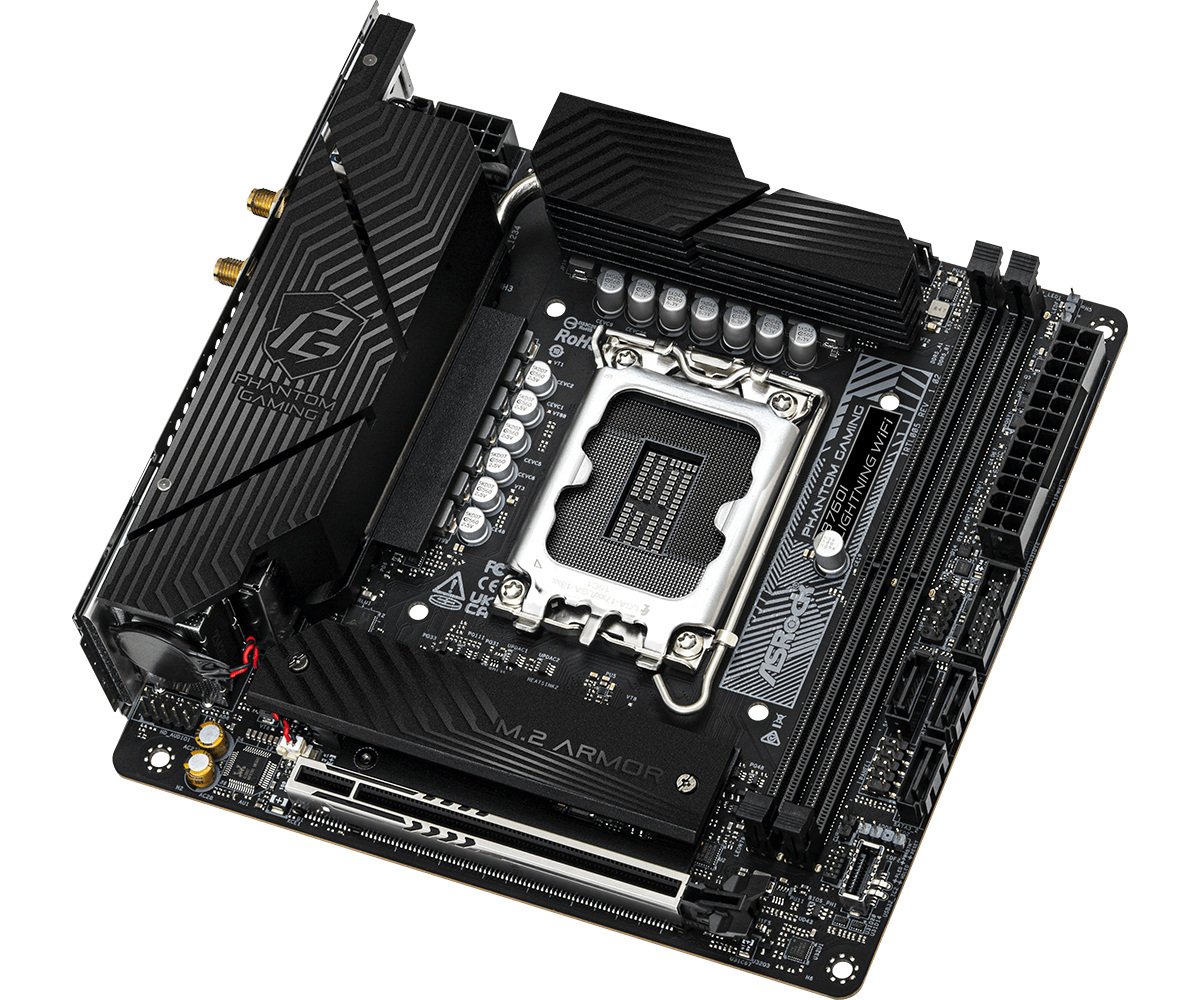 Płyta główna ASRock B760I LIGHTNING WIFI DDR5 LGA1700 Płyta główna ASRock B760I LIGHTNING WIFI DDR5 LGA1700