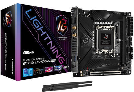 Miniatura produktu: Płyta główna ASRock B760I LIGHTNING WIFI DDR5 LGA1700