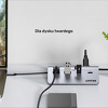 Miniatura zdjęcia: HUB alumininiowy USB-A/USB-C z 4 portami 5Gbp Unitek
