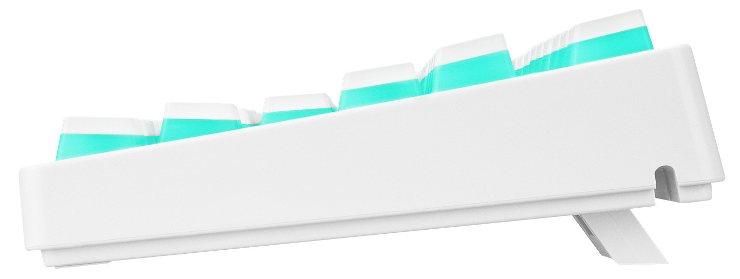 Klawiatura mechaniczna Rampage TKL GHOST Huano Red Switch biała