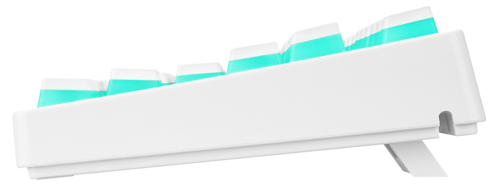 Zdjęcie produktu: Klawiatura mechaniczna Rampage TKL GHOST Huano Red Switch biała