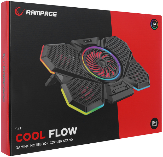 Zdjęcie produktu: Podstawka chłodząca pod laptopa Rampage 9-17