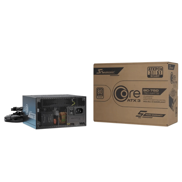Zasilacz Seasonic Core BC-750 ATX 3.1 Bronze 750W Zasilacz Seasonic Core BC-750 ATX 3.1 Bronze 750W