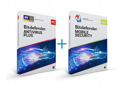 Miniatura produktu: Bitdefender Antywirus 2025 Plus + Mobile Security 1 stan/12m