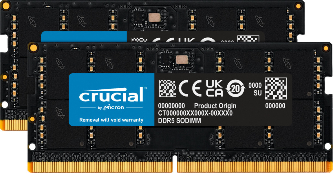 Zdjęcie produktu: Pamięć Crucial SODIMM 96GB (2x48GB) DDR4 5600MHz CL46