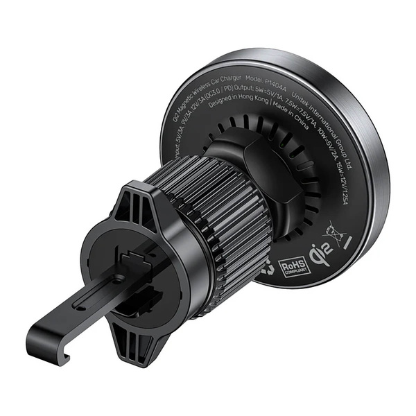 Zdjęcie produktu: Ładowarka samochodowa bezprzewodowa magnetyczna Unitek 38W,  Qi2