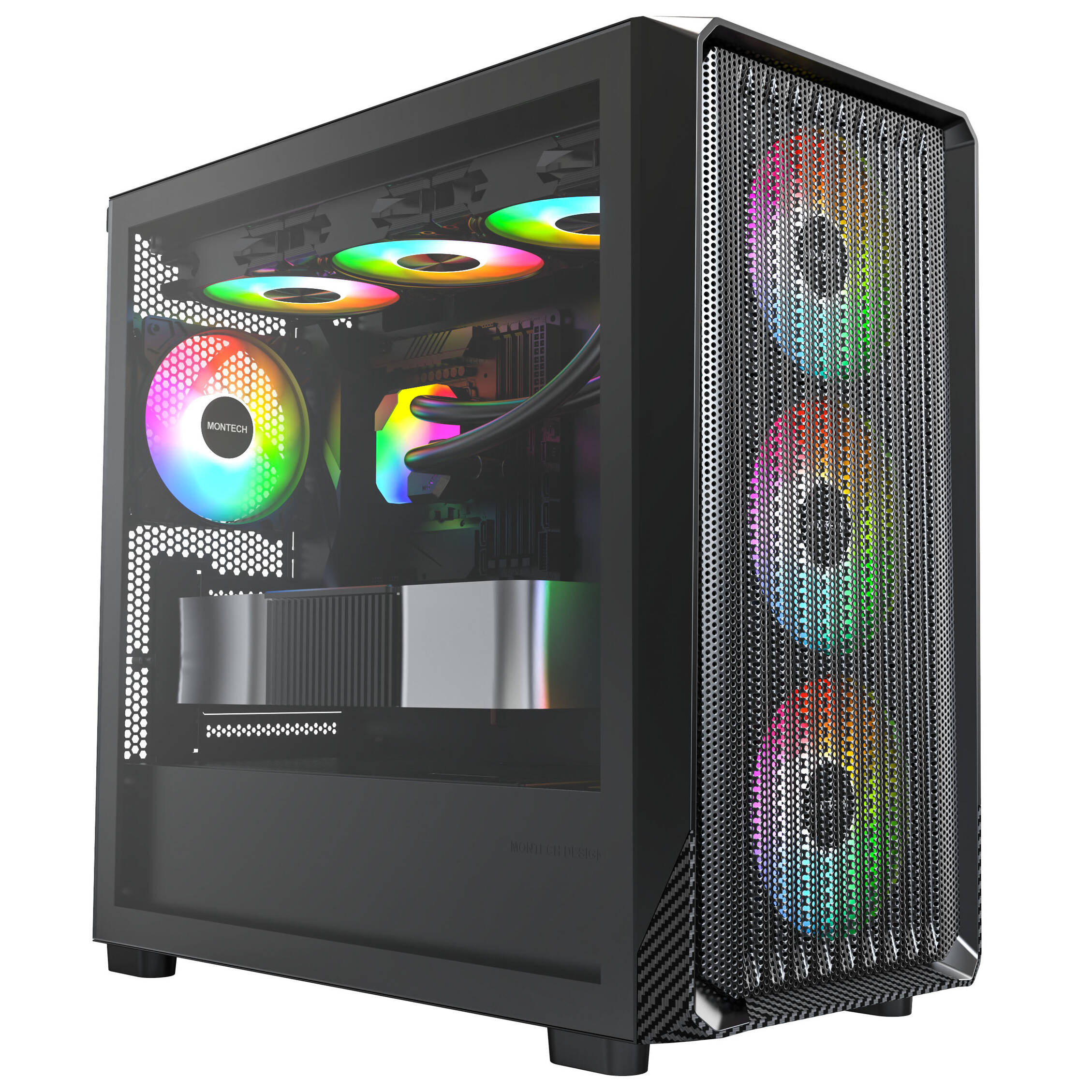 Obudowa do komputera Montech X5M Glass MicroATX Black