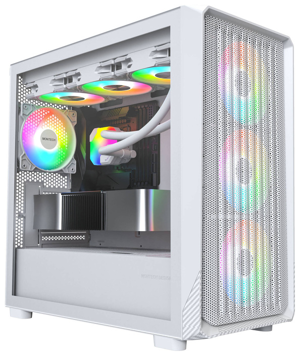 Zdjęcie produktu: Obudowa do komputera Montech X5M Glass MicroATX White