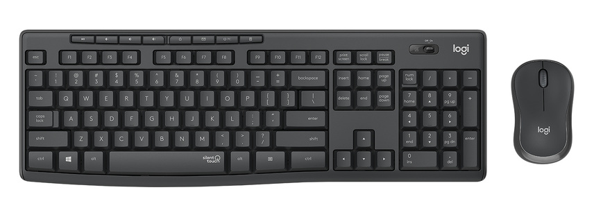 Miniatura produktu: Logitech 920-009800 Zestaw Wireless Combo grafit MK295