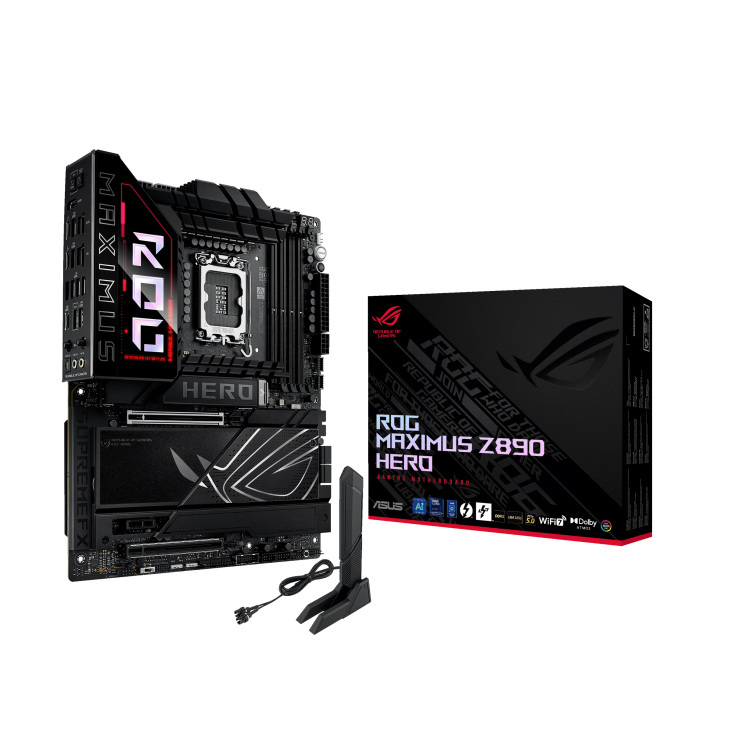 Płyta główna ASUS ROG MAXIMUS Z890 HERO WIFI DDR5 LGA1851 Płyta główna ASUS ROG MAXIMUS Z890 HERO WIFI DDR5 LGA1851