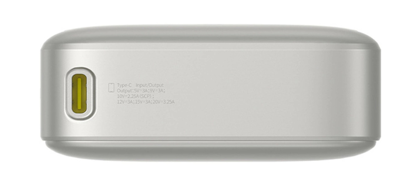 Zdjęcie produktu: Powerbank Baseus Free2Pull 20000mAh 65W ze zwijanym kablem USB-C - szary