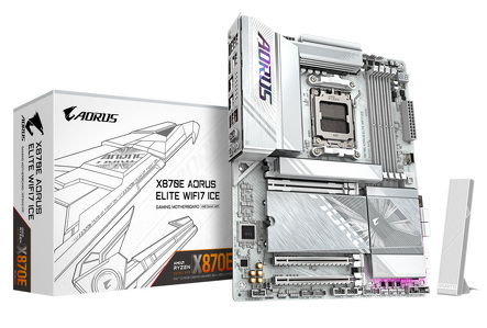Miniatura produktu: Płyta główna Gigabyte X870E AORUS ELITE WIFI7 ICE AM5