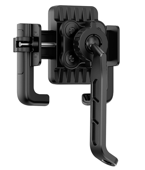 Zdjęcie produktu: Uchwyt motocyklowy na telefon Baseus GoTrip do lusterka, z amortyzacją ' czarny