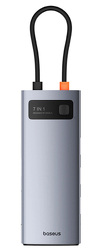 Miniatura zdjęcia: Hub USB-C Baseus Metal Gleam 7w1 HDMI 4K 60Hz / 3x USB 3.0
