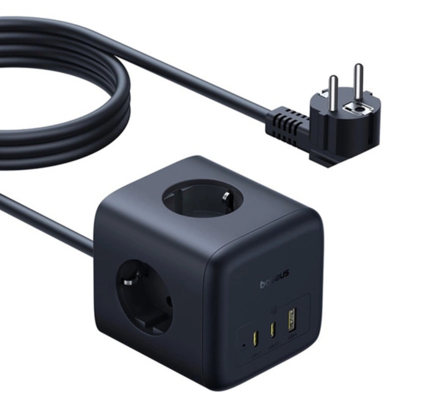 Listwa zasilająca Baseus EnerFill FA11 67W USB-A+USB-C 1.5m