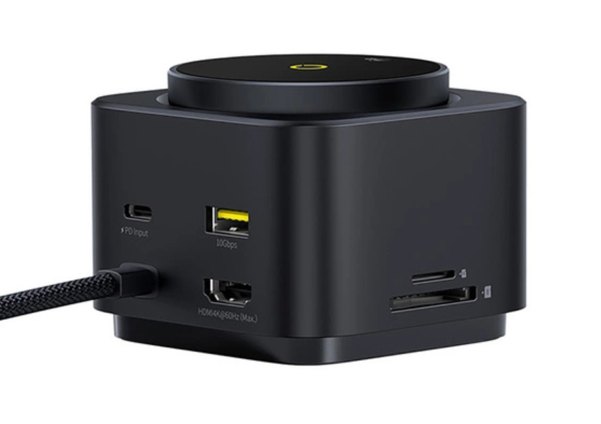 Zdjęcie produktu: Hub USB-C 7w1 Baseus MagPro Series II z MagSafe 15W