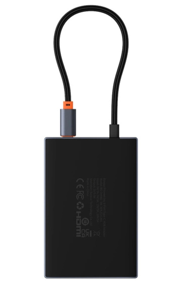 Zdjęcie produktu: Hub USB-C 8w1 Baseus PioneerJoy HDMI 4K@60Hz + HDMI 4K@30Hz