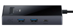 Miniatura zdjęcia: Hub USB-C 8w1 Baseus PioneerJoy HDMI 4K@60Hz + HDMI 4K@30Hz