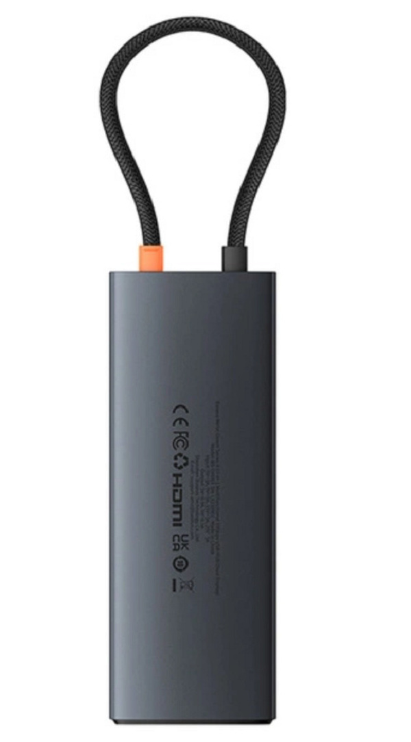 Zdjęcie produktu: Hub 10w1 Baseus Metal Gleam II USB-C - HDMI USB-A USB-C RJ45 SD/TF - szary