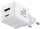 Miniatura zdjęcia: Ładowarka sieciowa Baseus Palm 20W USB-C USB-A - biała