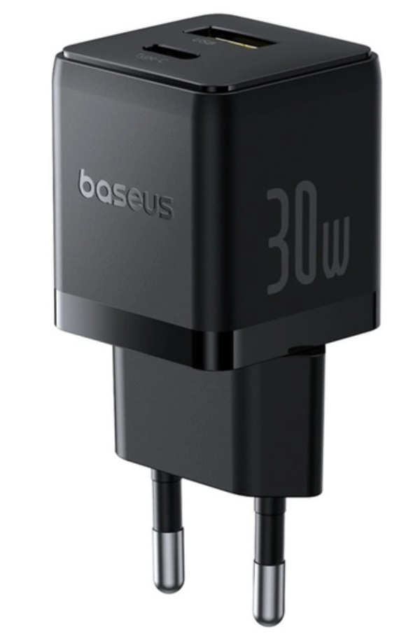 Zdjęcie produktu: Ładowarka sieciowa Baseus Palm 30W USB-C USB-A - czarna