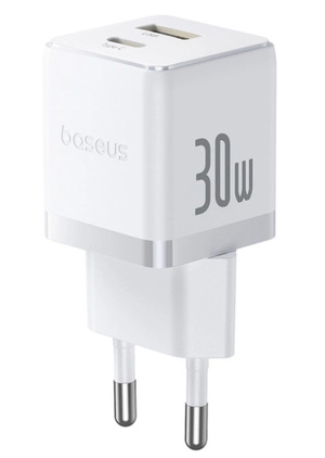 Miniatura produktu: Ładowarka sieciowa Baseus Palm 30W USB-C USB-A - biała