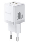 Ładowarka sieciowa Baseus Palm 30W USB-C USB-A - biała