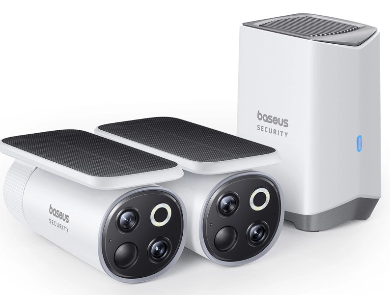 Zdjęcie produktu: Zewnętrzny zestaw monitoringu Baseus Security S1 Pro Dual 3K (2 kamery) ' biały